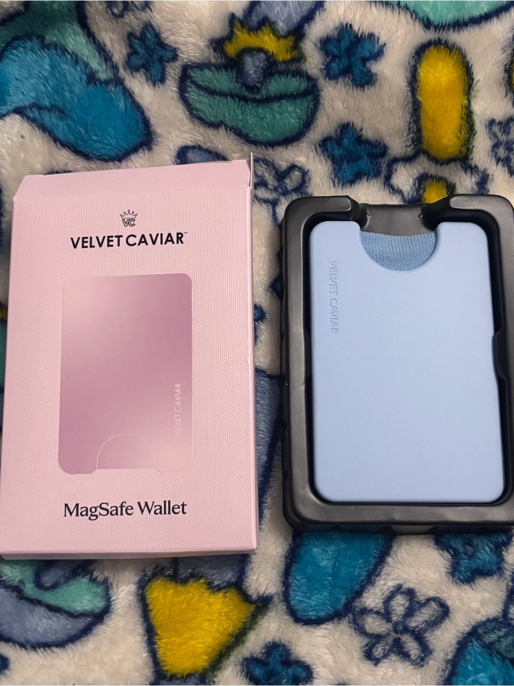 NEW Velvet Caviar MagSafe Wallet — Cotton Candy Blue